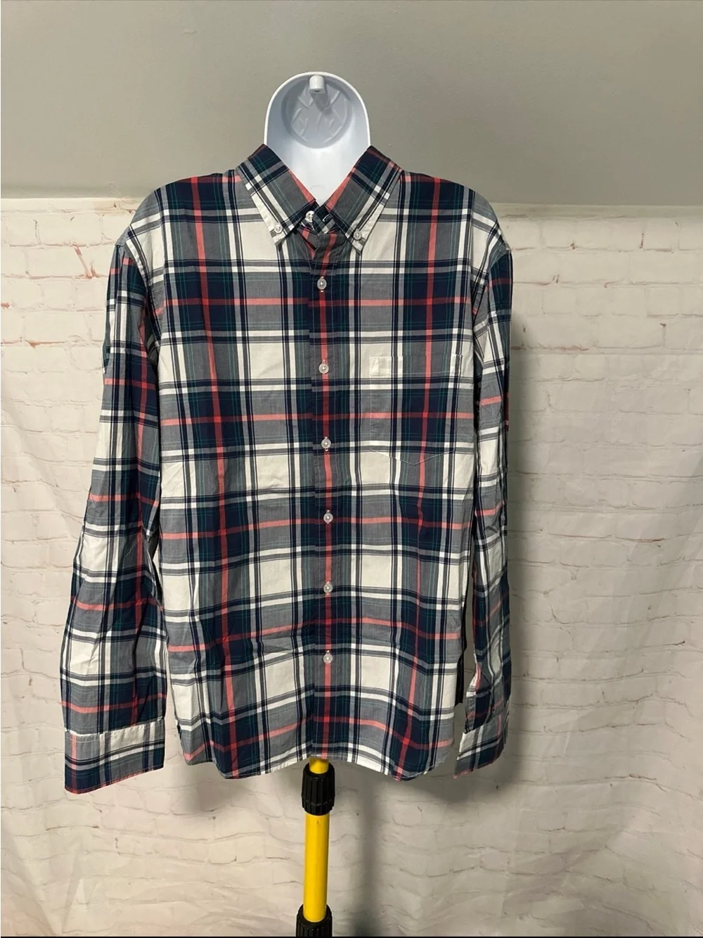 NWT J. Crew Slim Untucked Flex Washed Button Down Shirt Sz L